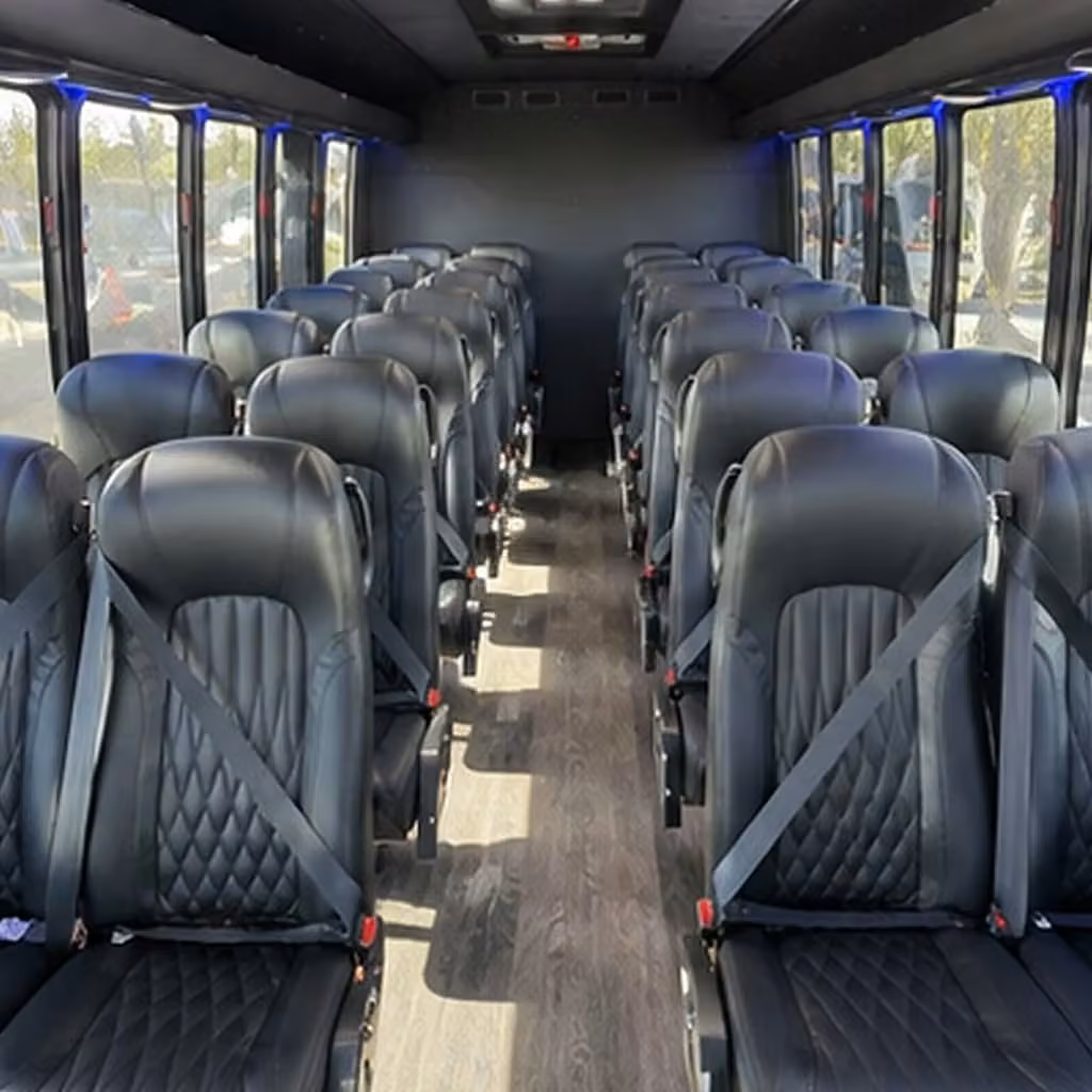 30 passenger minibus inside