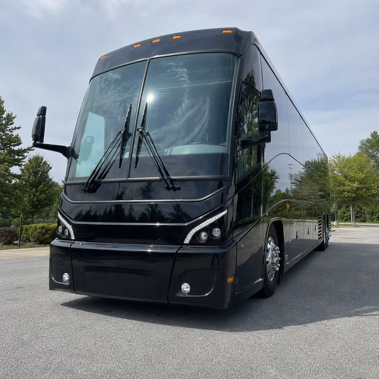 56 passenger charter bus
